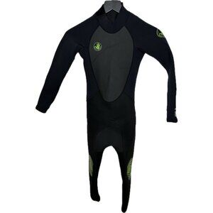 Body Glove JUNIOR PRO 3 BACK ZIP FULLSUIT 3/2MM Full Wetsuit - BLACK Size 10